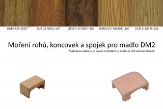 DA2 - roh levý panelákového madla dub - borovice 3069041-167 + lak
